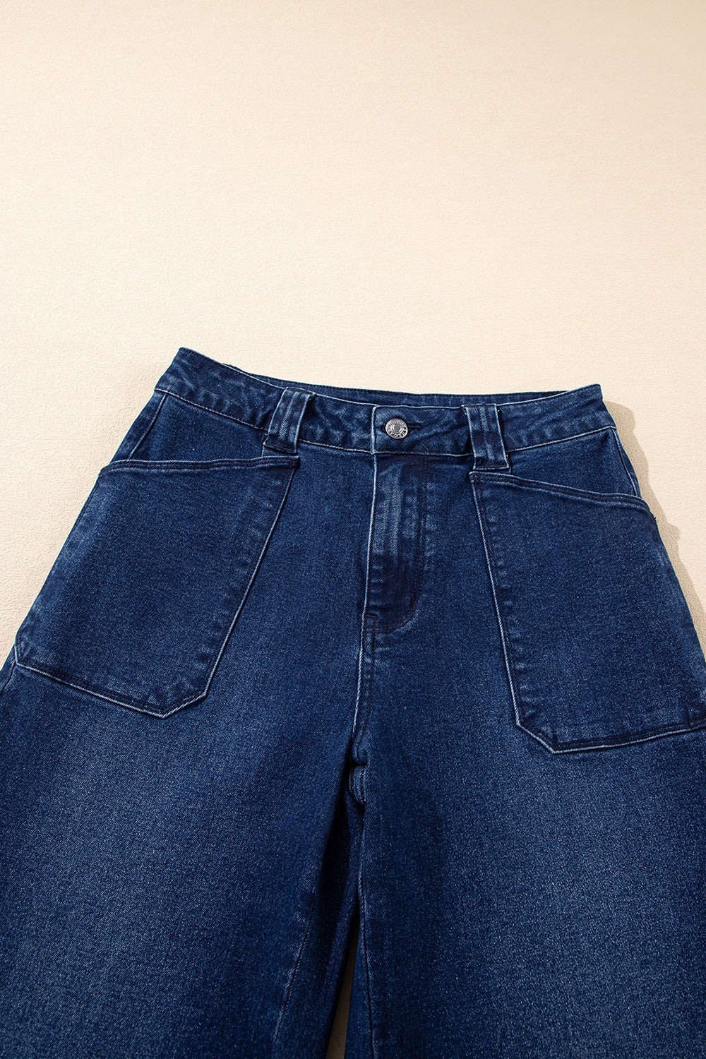 Straight Leg Mid-Rise Shift Jeans - cas7m