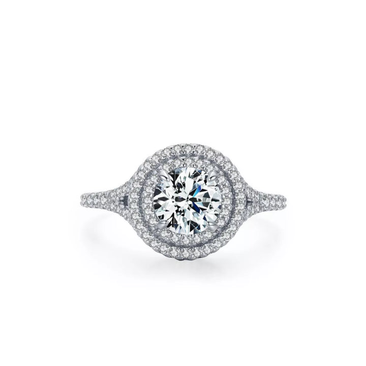 1 Carat Moissanite 925 Sterling Silver Ring - cas7m