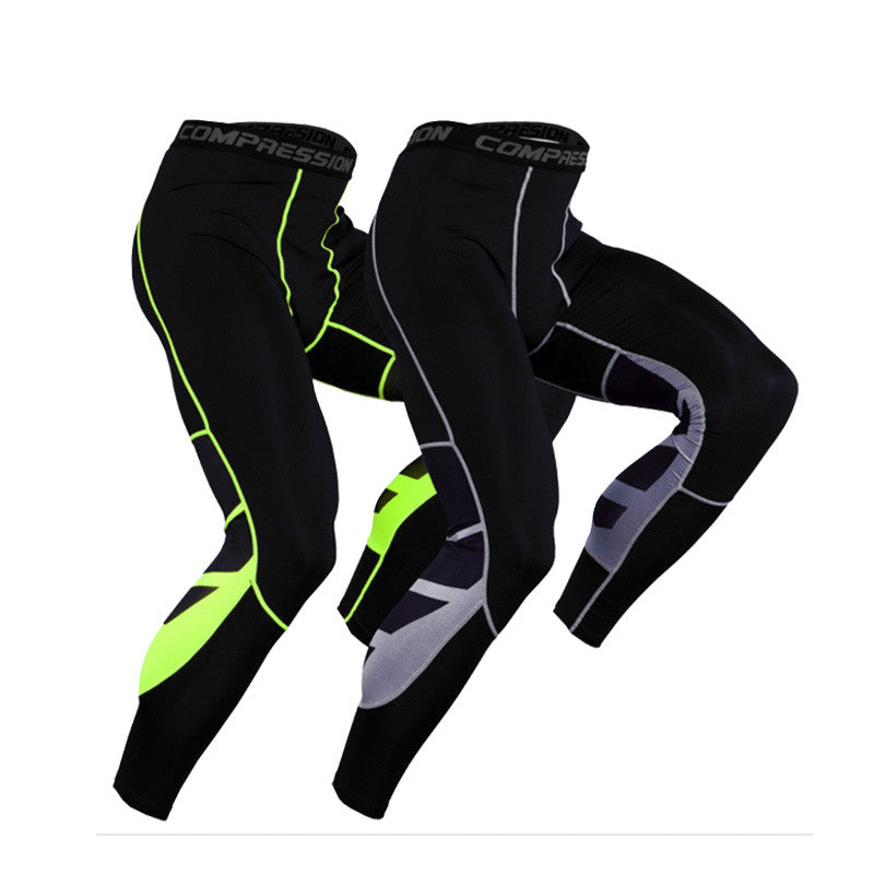Men's High Elastic Quick Dry Fitness Sweatpants - cas7m