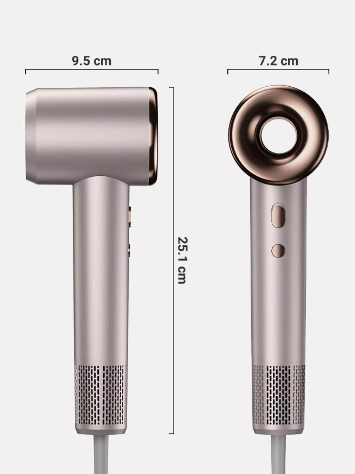 Multi-Speed ABS Hair Dryer with Constant Temperature Control - cas7m