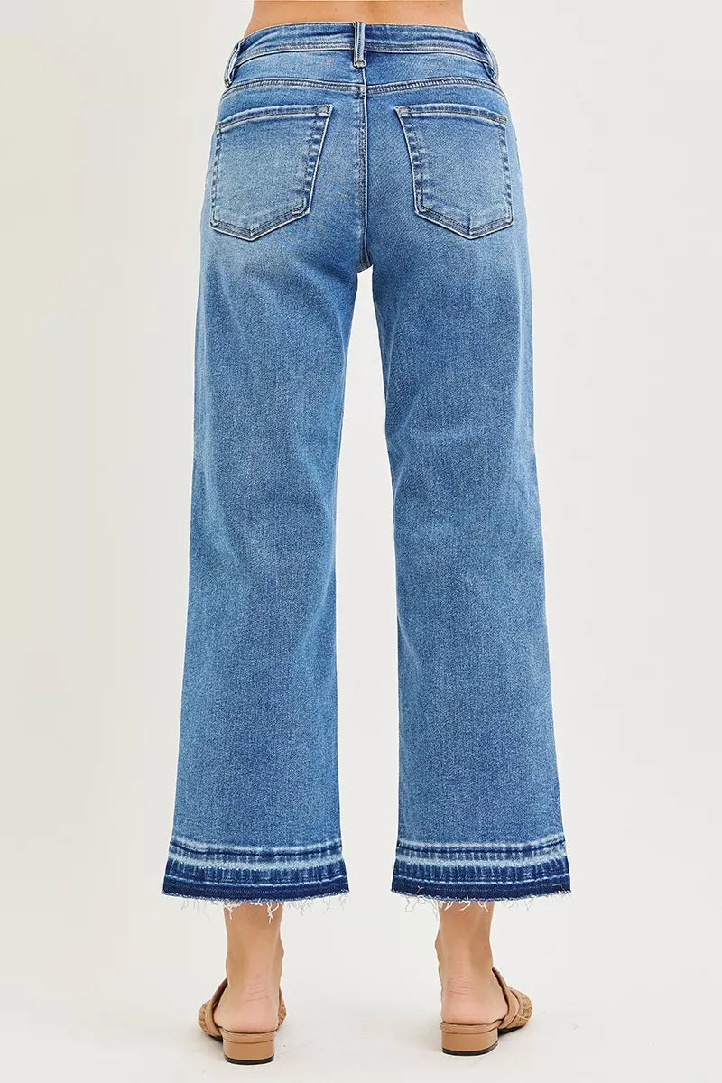 RISEN Full Size Slouchy Cropped  Boyfriend Jeans Plus Size - cas7m