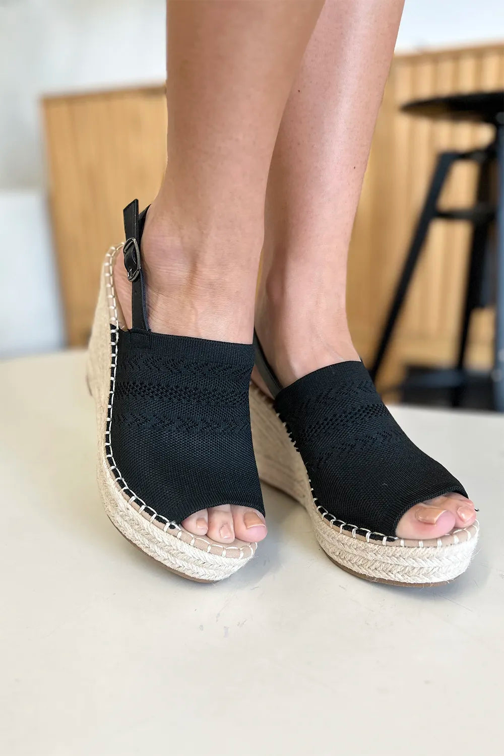 Forever Link Peep Toe High Heel Sandals - cas7m