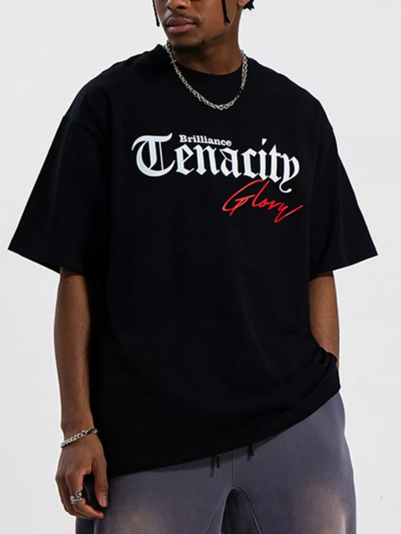 Men's Round Neck Short Sleeve T-Shirt - cas7m