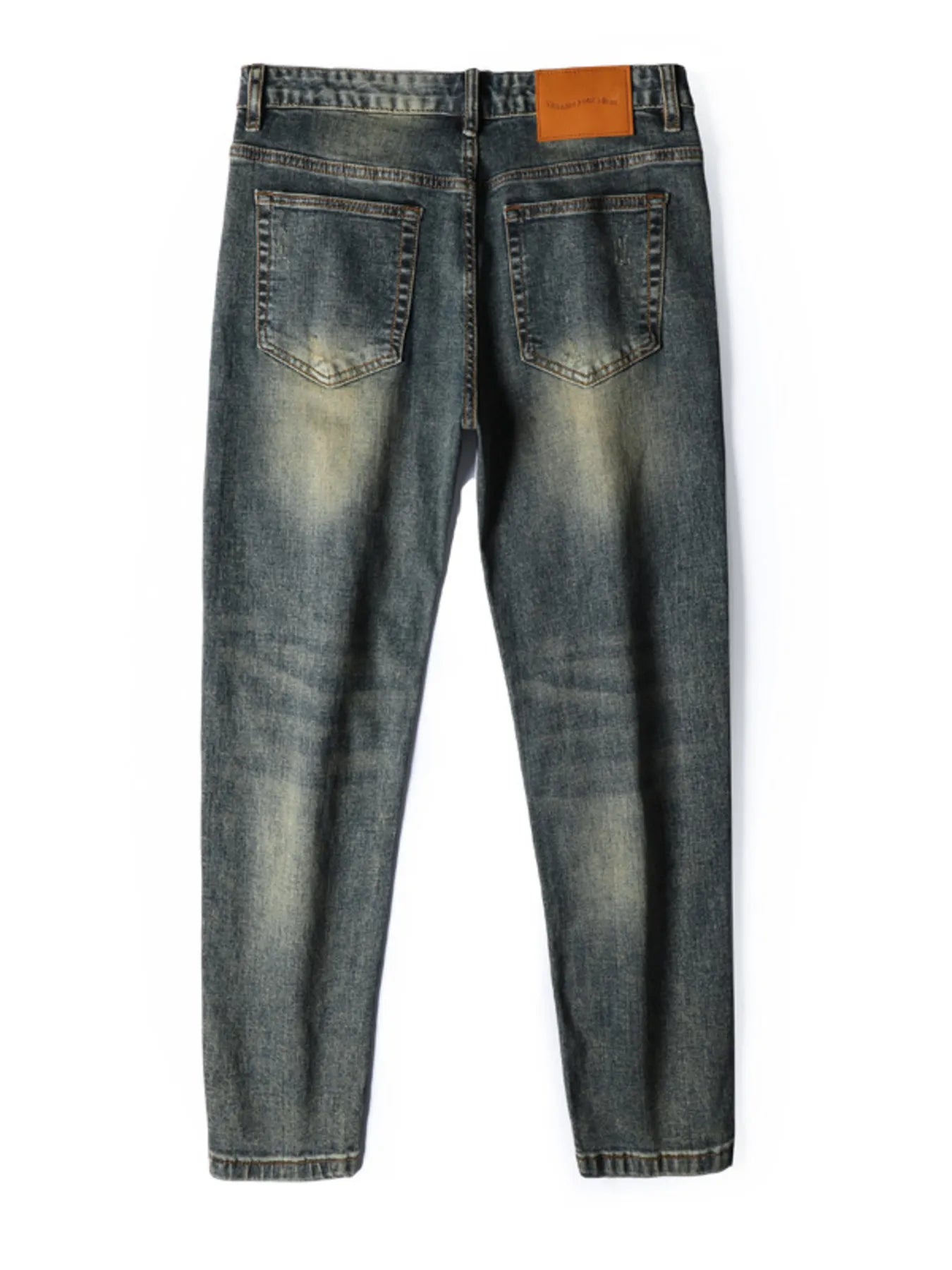 Men's Distressed Slim Fit Jeans - cas7m
