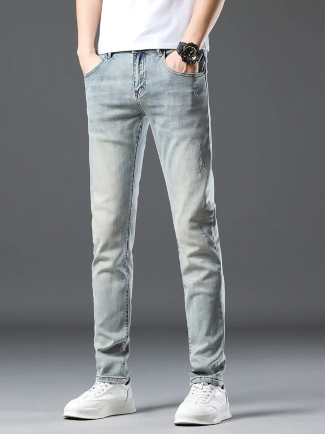 Men's Wash Slim Fit Jeans - cas7m