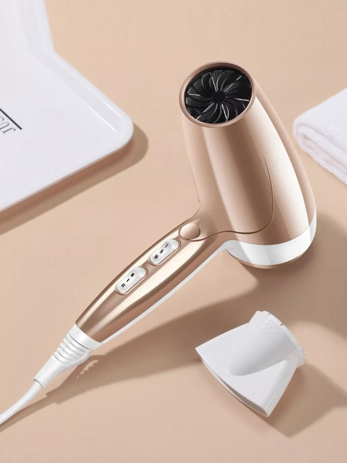 Salon-Quality High Power Hair Dryer with Ionic Frizz Control - cas7m