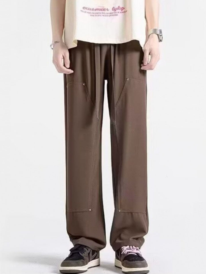 Men's Casual Loose Fit Drawstring Pants - cas7m