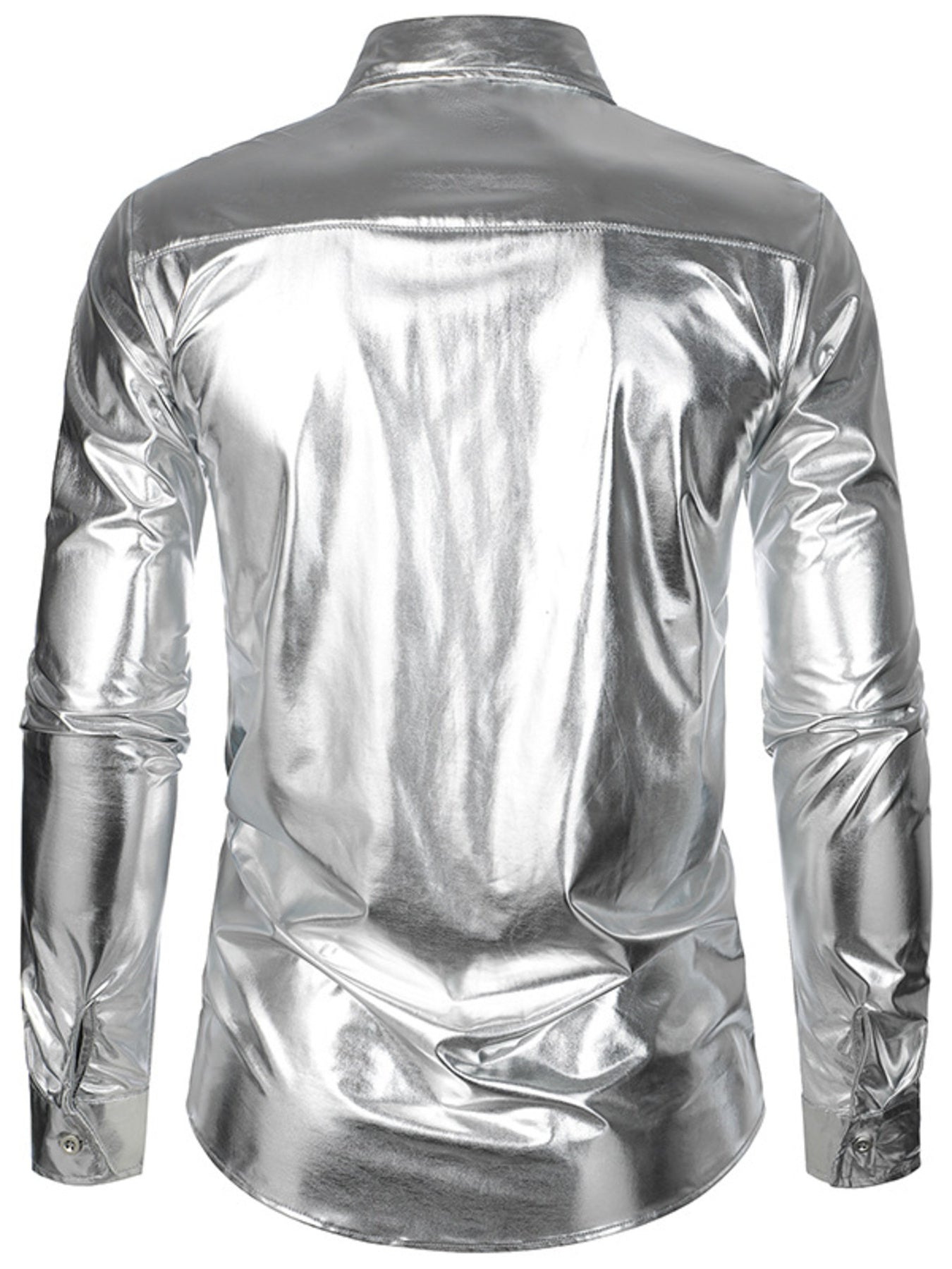 Men's Long Sleeve Button-Down Shirt - cas7m
