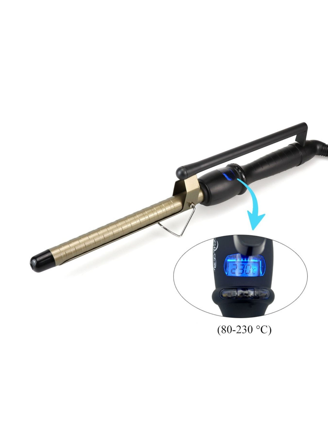 Precision Control Adjustable Temperature Curling Iron - All Hair Types - cas7m