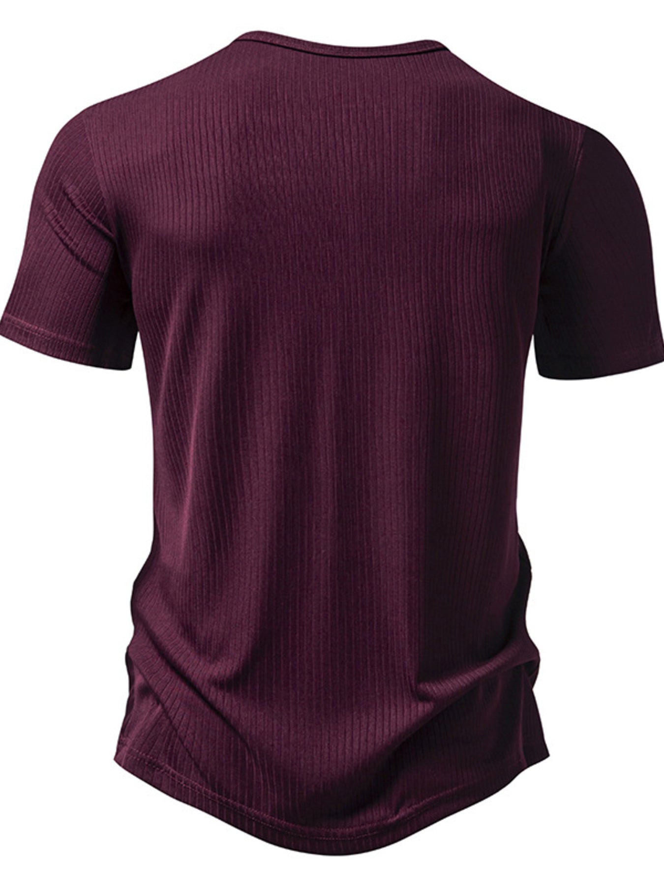 Men's Button Detail Short Sleeve T-Shirt - cas7m