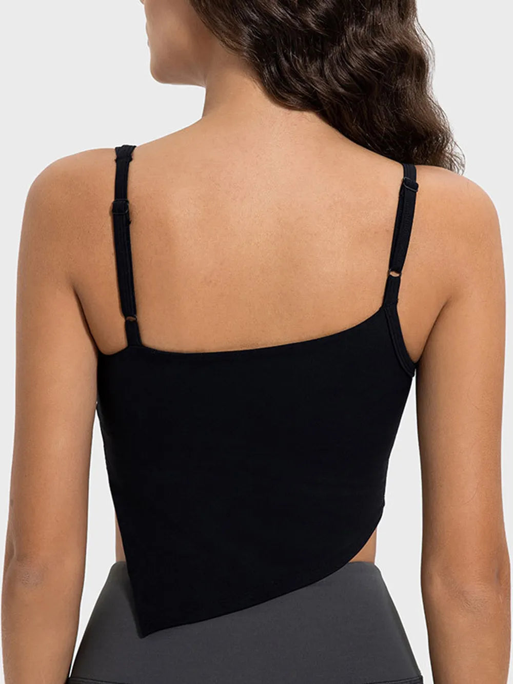 Millennia Slit Asymmetrical Neck Active Cami - cas7m