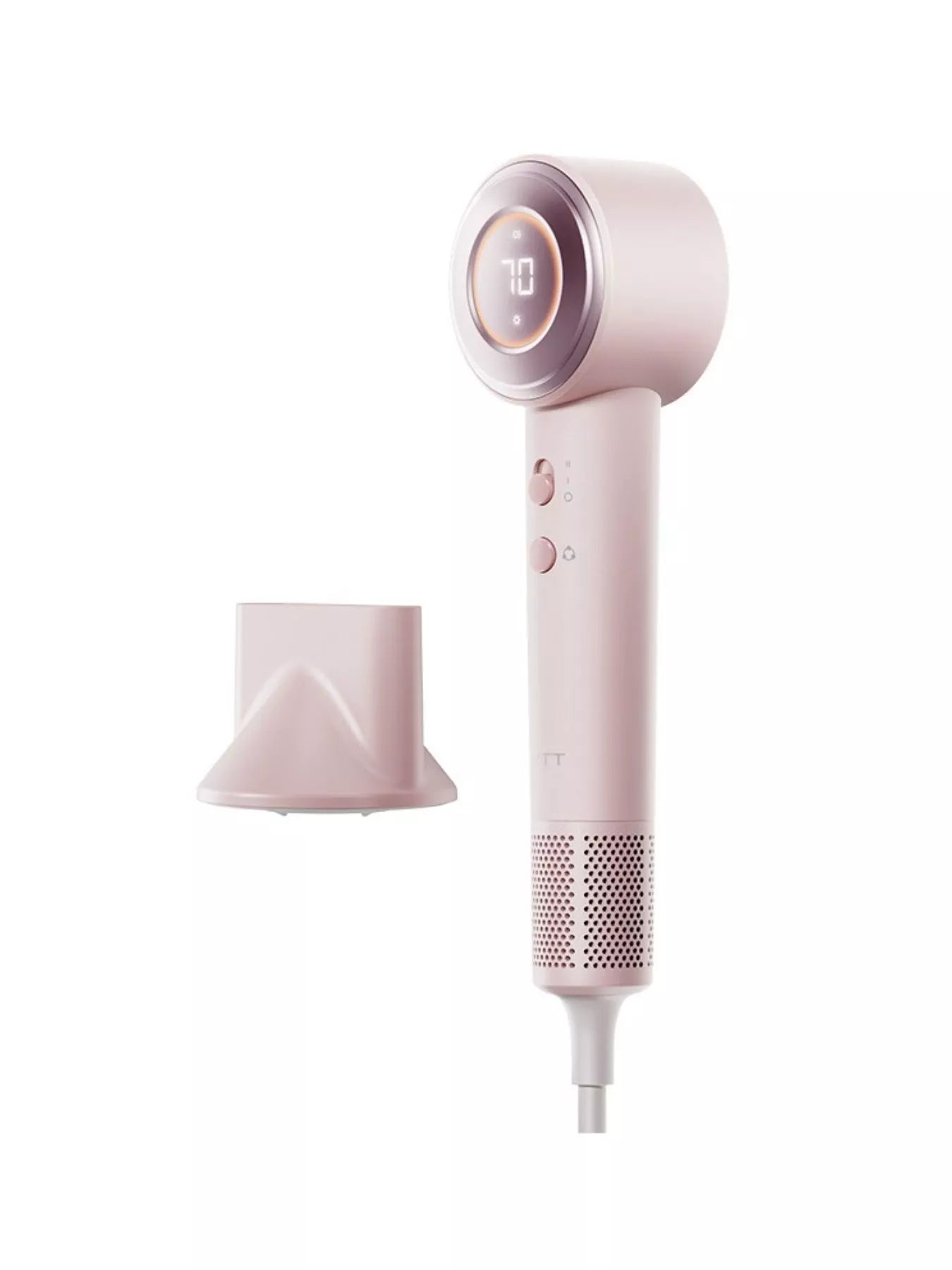 TurboIon Pro: Compact High-Speed Hair Dryer with Temperature Control - cas7m