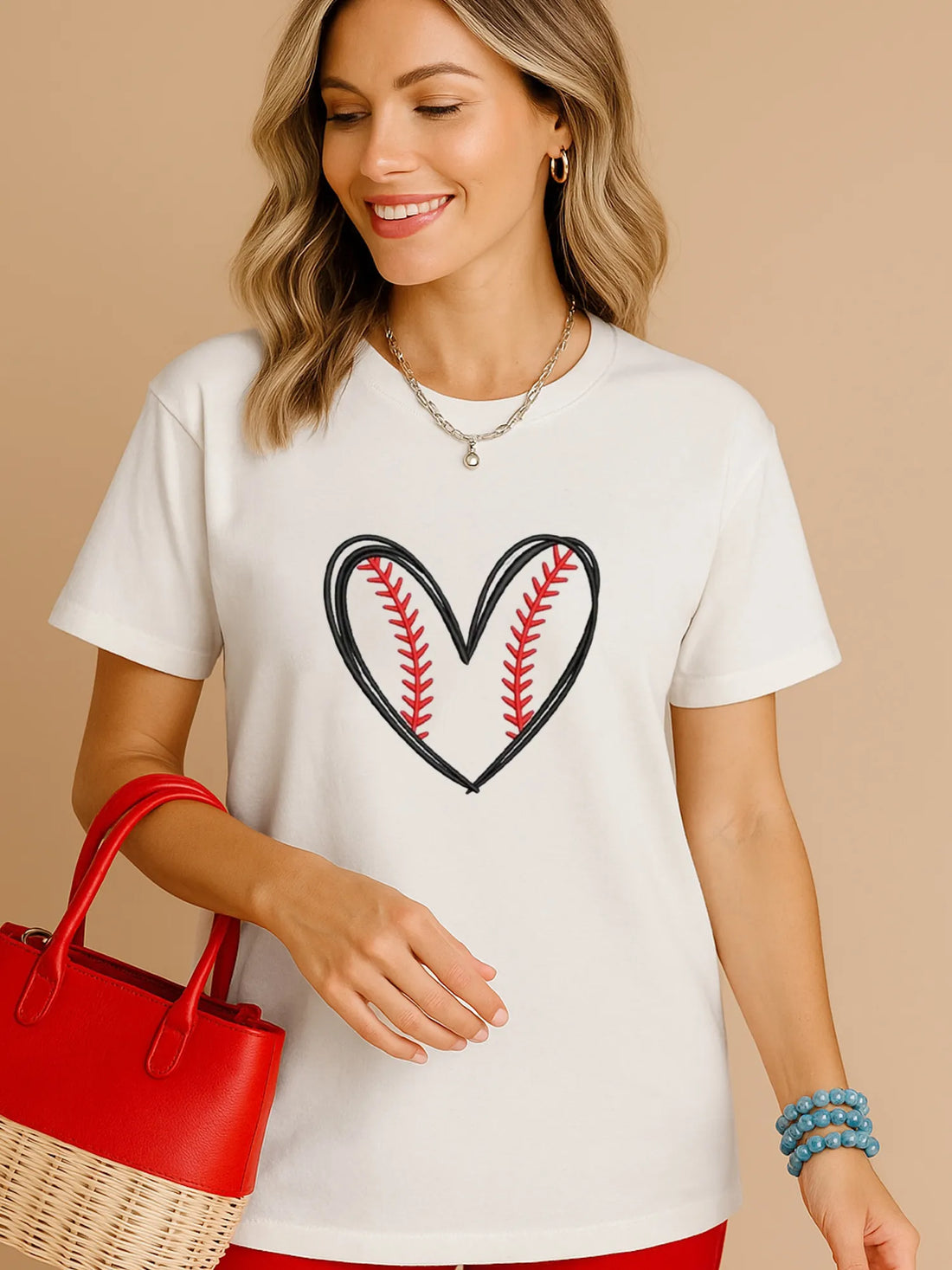 Classic Comfy Stretch Tee - Lightweight Cotton Blend Top - cas7m