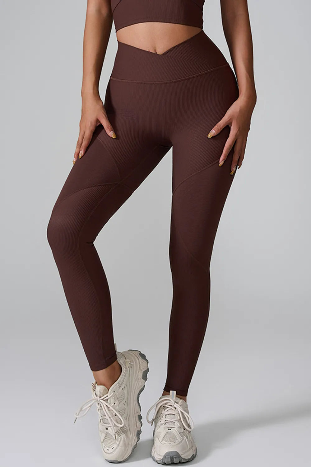 Ultra-Stretch Nylon-Spandex Leggings: Comfort Meets Style - cas7m