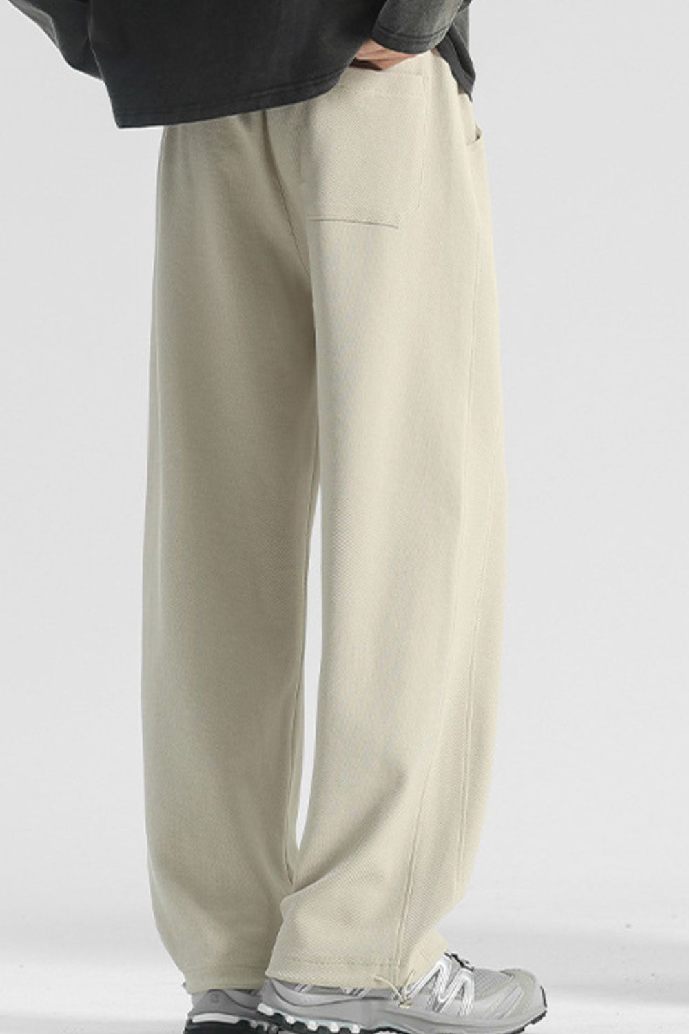 Men's Plus Size Casual Loose Fit Drawstring Sweatpants - cas7m
