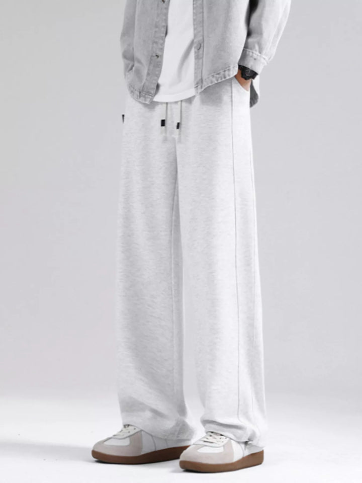 Men's Plus Size Loose Fit Drawstring Sweatpants - cas7m