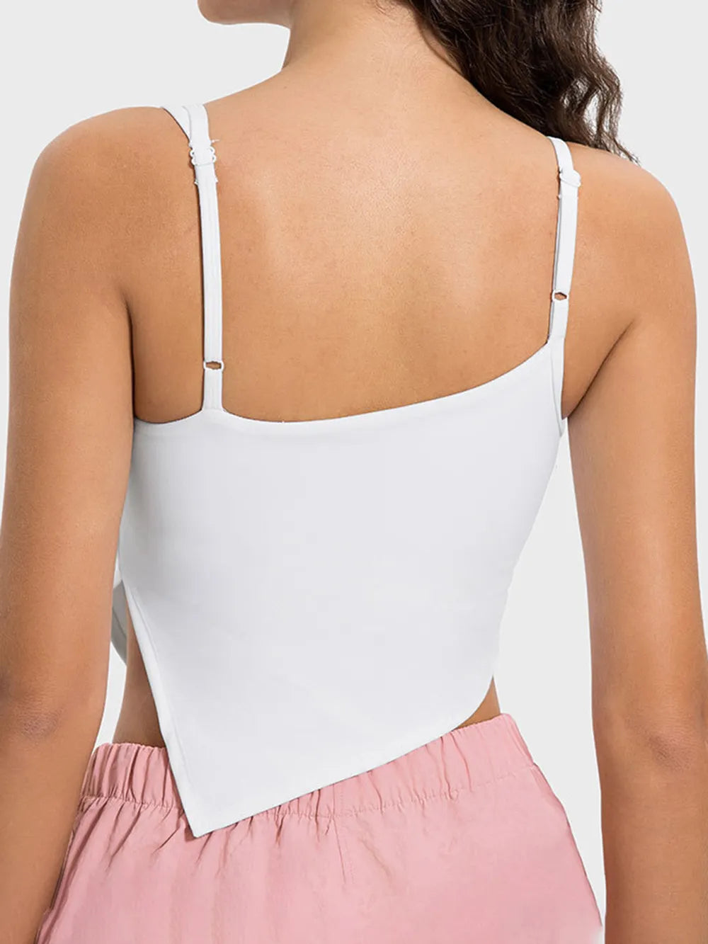 Millennia Slit Asymmetrical Neck Active Cami - cas7m