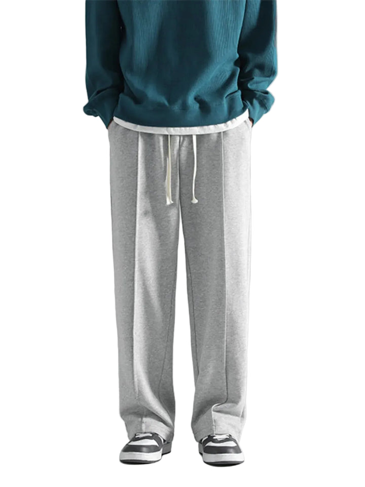 Men's Plus Size Casual Loose Fit Drawstring Sweatpants - cas7m