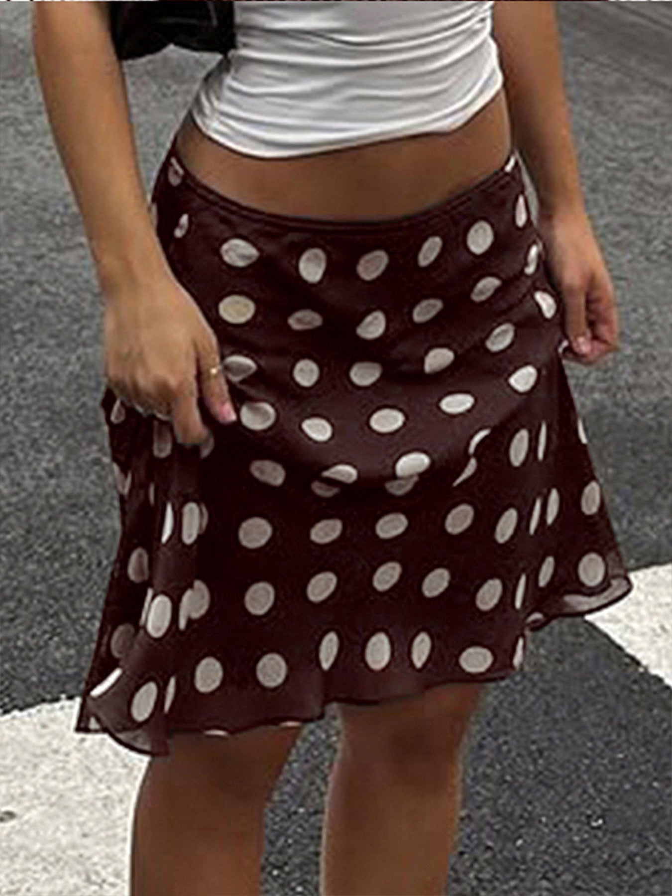 Polka Dot Skirt - cas7m