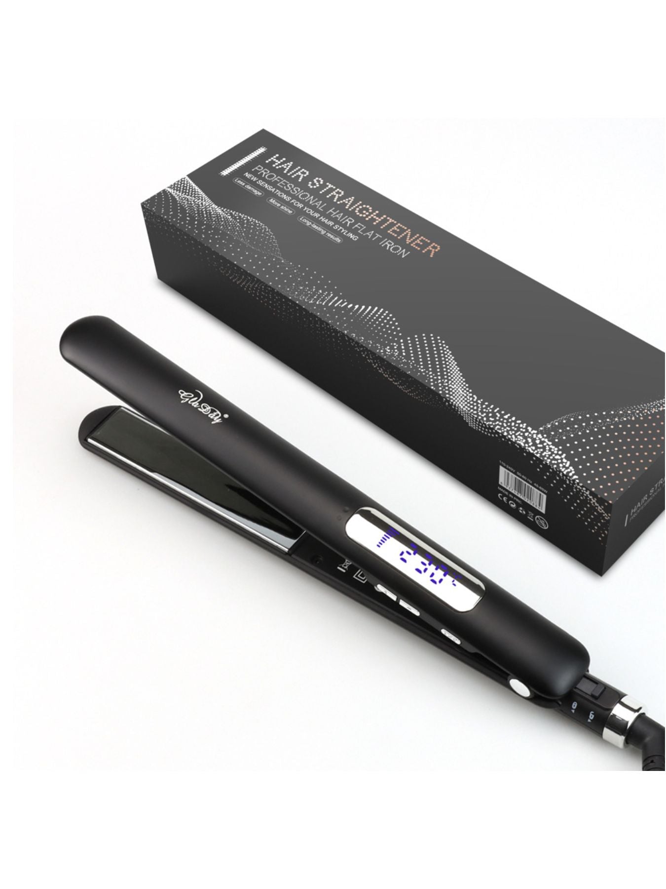 PrecisionPro Adjustable Temperature Hair Straightener - cas7m