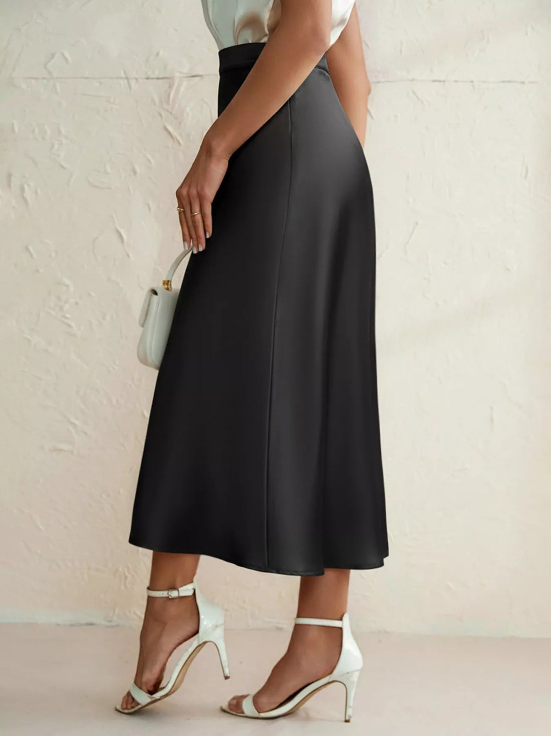 High Waist Midi Skirt - cas7m