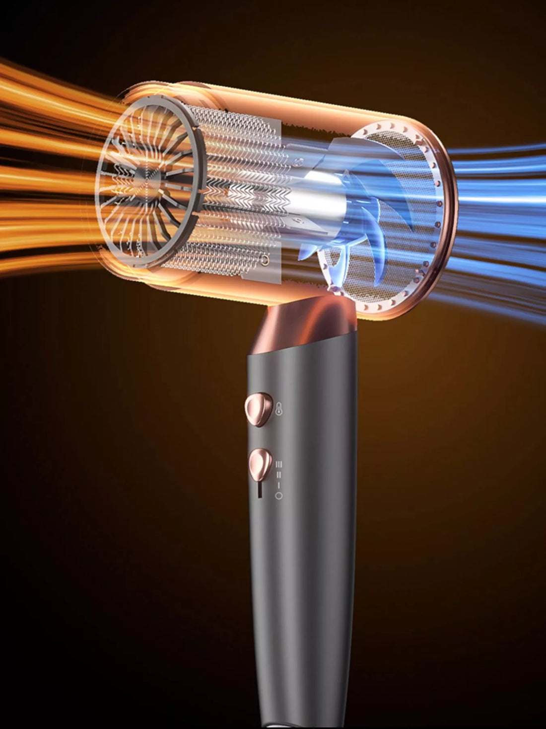 Multi-Speed ABS Hairdryer with Constant Temperature - cas7m