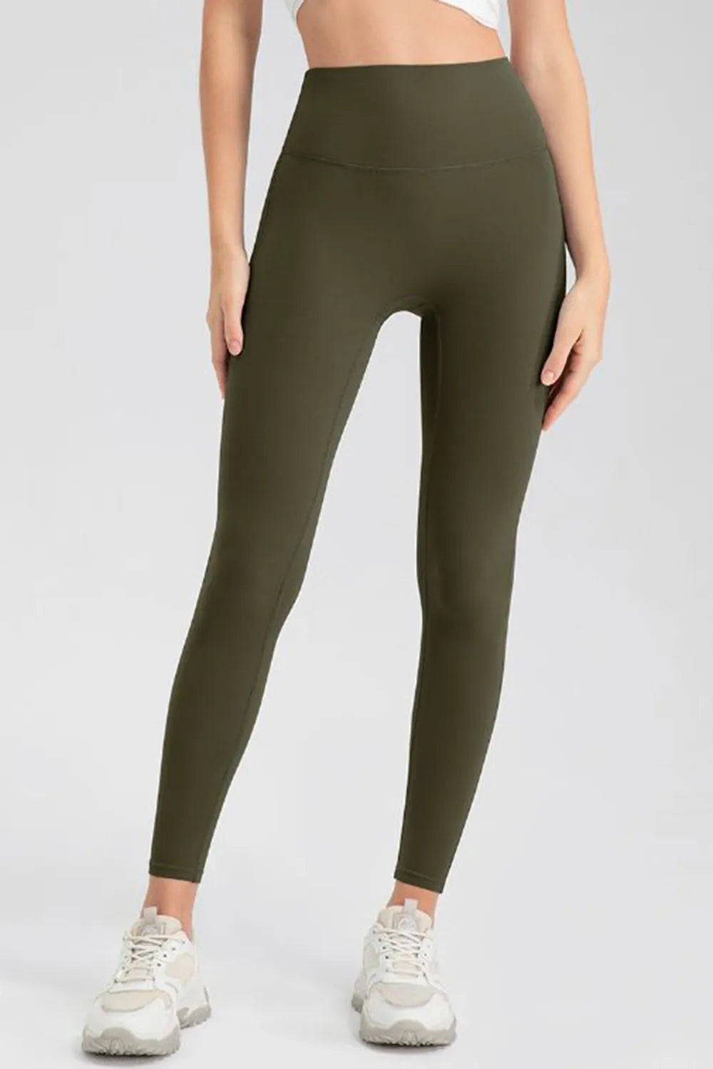 Ultra-Stretch Nylon Leggings for Everyday Comfort - cas7m