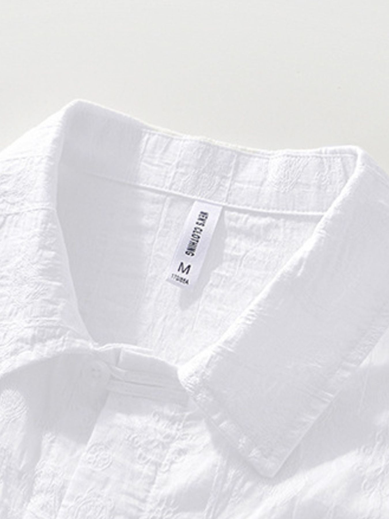 Men's Plus Size Casual Button Up Short Sleeve Shirt - cas7m