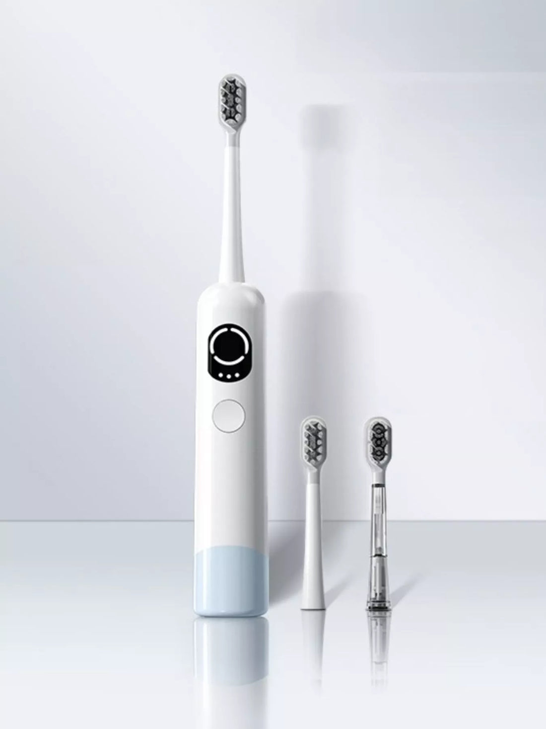Smart Electric Toothbrush: Sleek, Portable, High-Tech Cleaning - cas7m