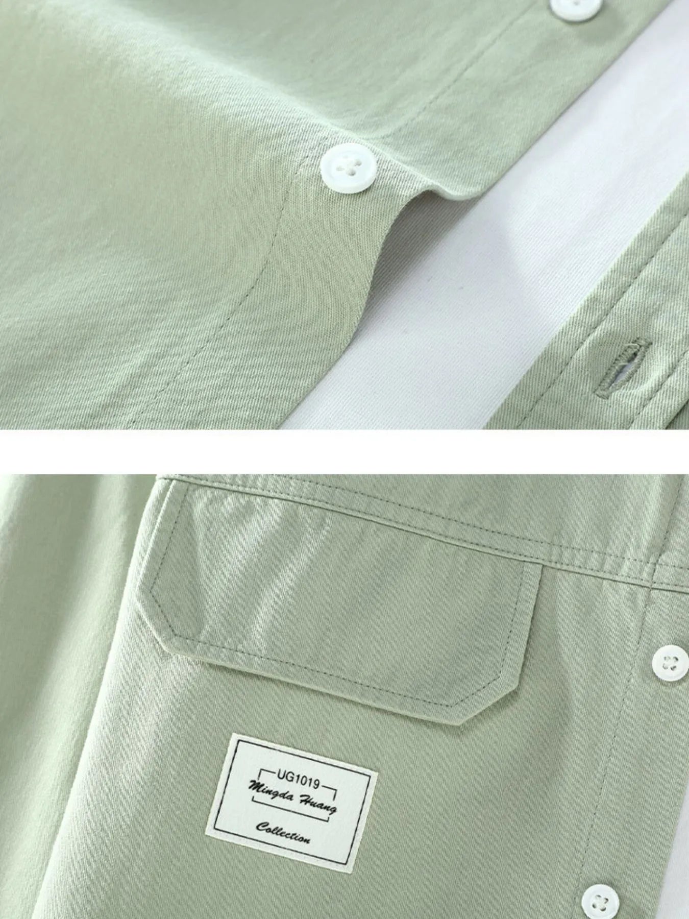 Men's Plus Size Button Up Long Sleeve Shirt - cas7m