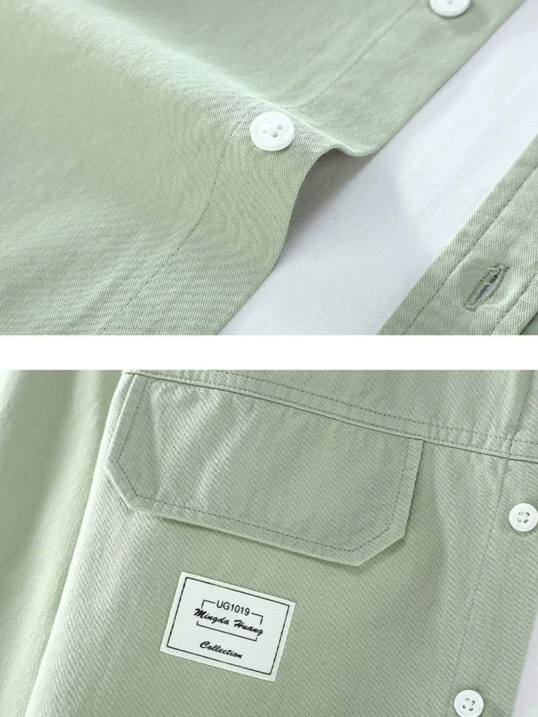 Men's Plus Size Button Up Long Sleeve Shirt - cas7m