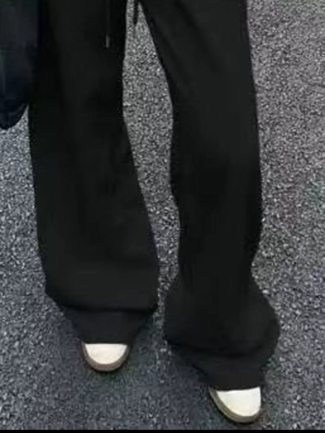 Wide Leg Drawstring Sweatpants - cas7m