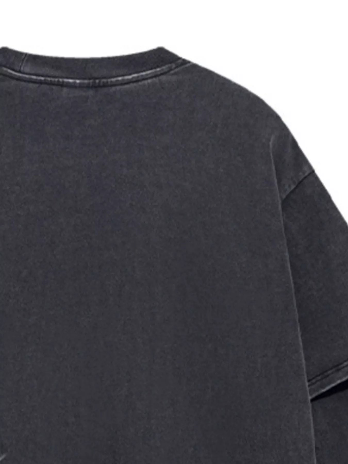 Men's Graphic Round Neck Long Sleeve T-Shirt - cas7m