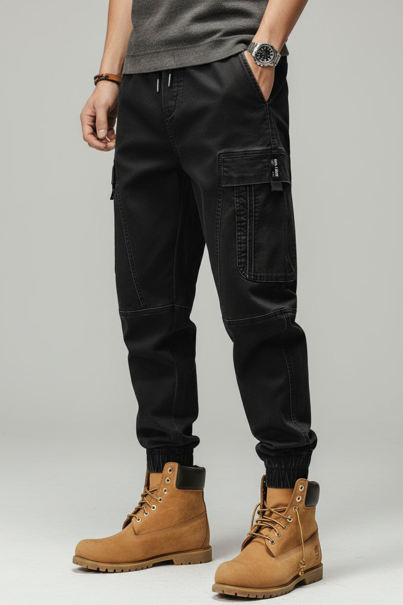 Men's Plus Size Relaxed Fit Cargo Pants - cas7m