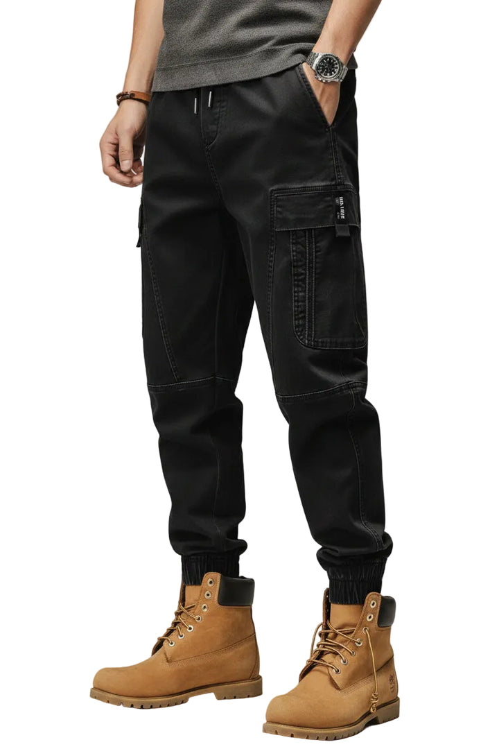 Men's Plus Size Relaxed Fit Cargo Pants - cas7m