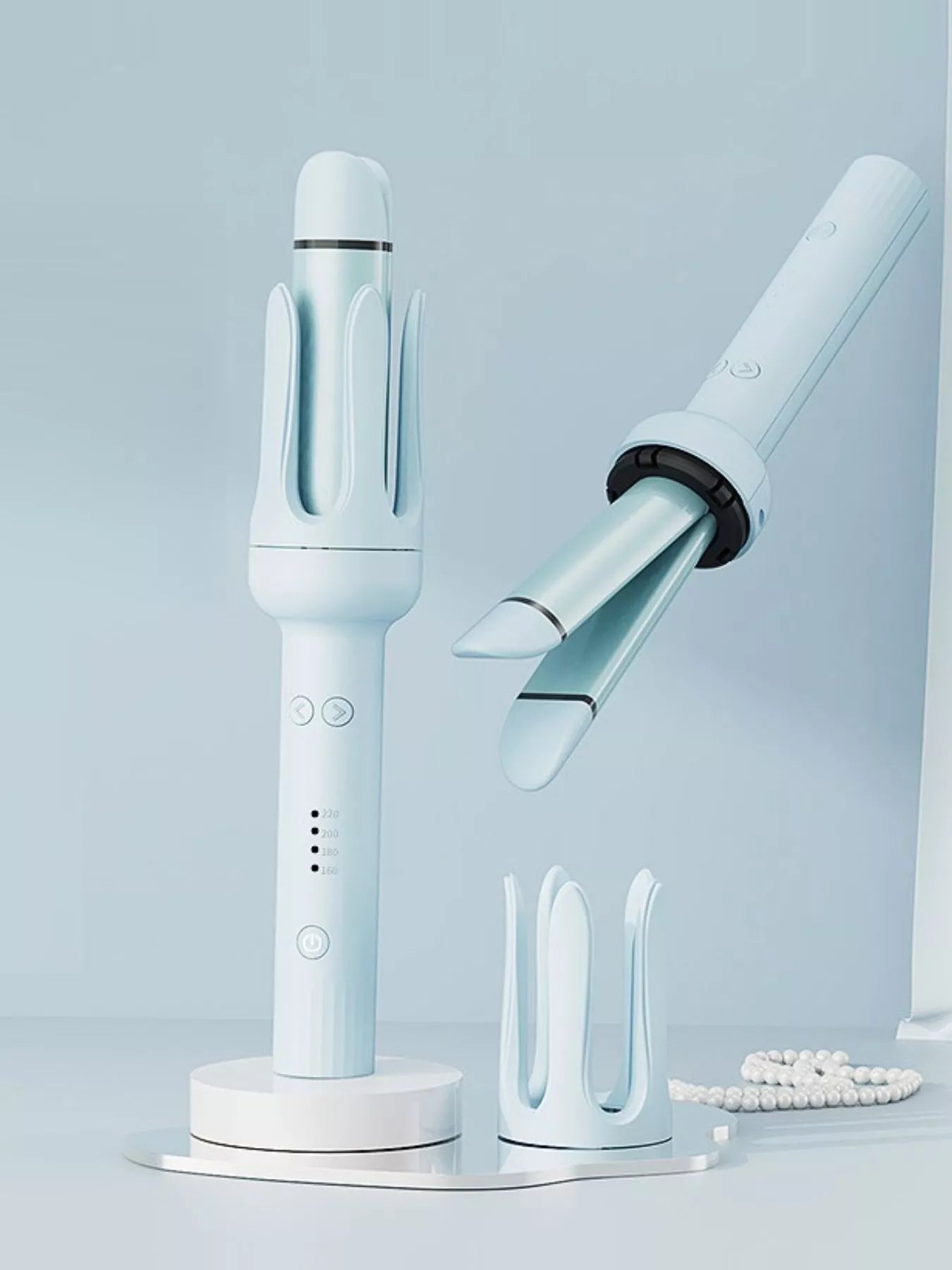 Salon-Quality Automatic Ceramic Curling Iron for Effortless Curls - cas7m
