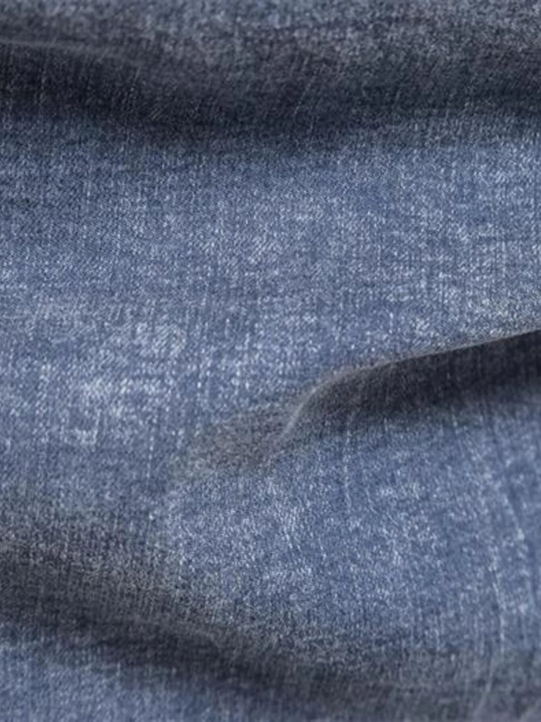 Men's Button Up Long Sleeve Denim Shirt - cas7m