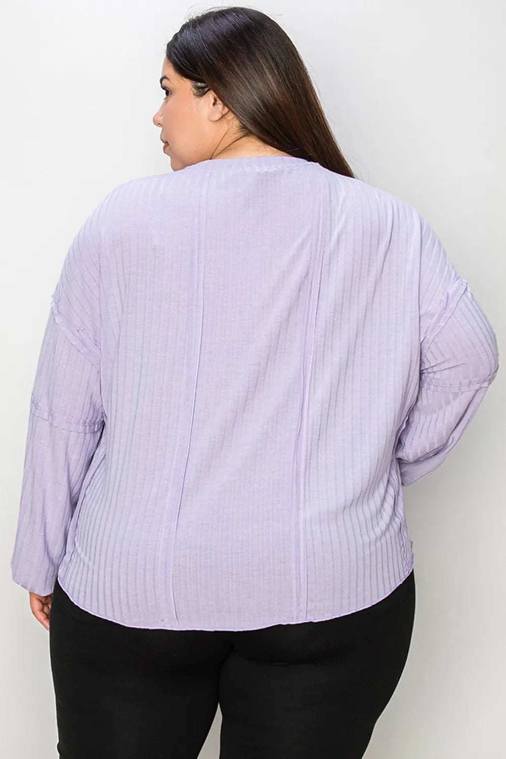 Basic Bae Full Size Ribbed Round Neck Long Sleeve T-Shirt - cas7m