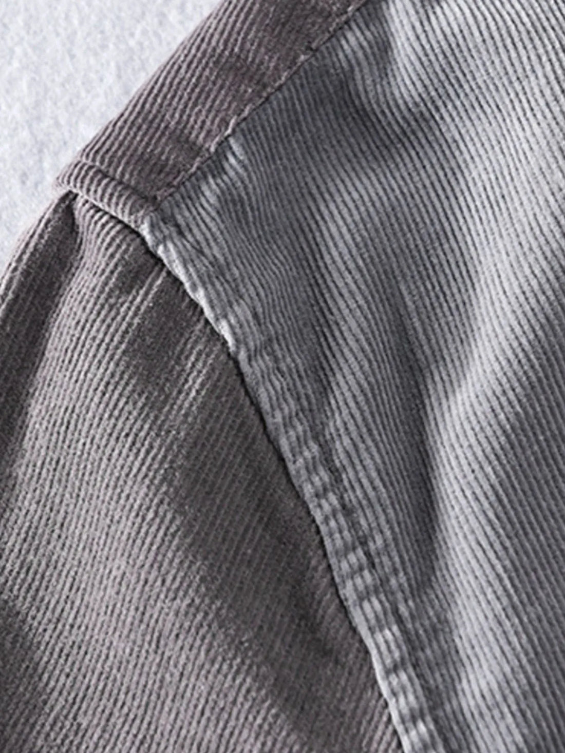 Men's Plus Size Button Up Long Sleeve Shirt - cas7m