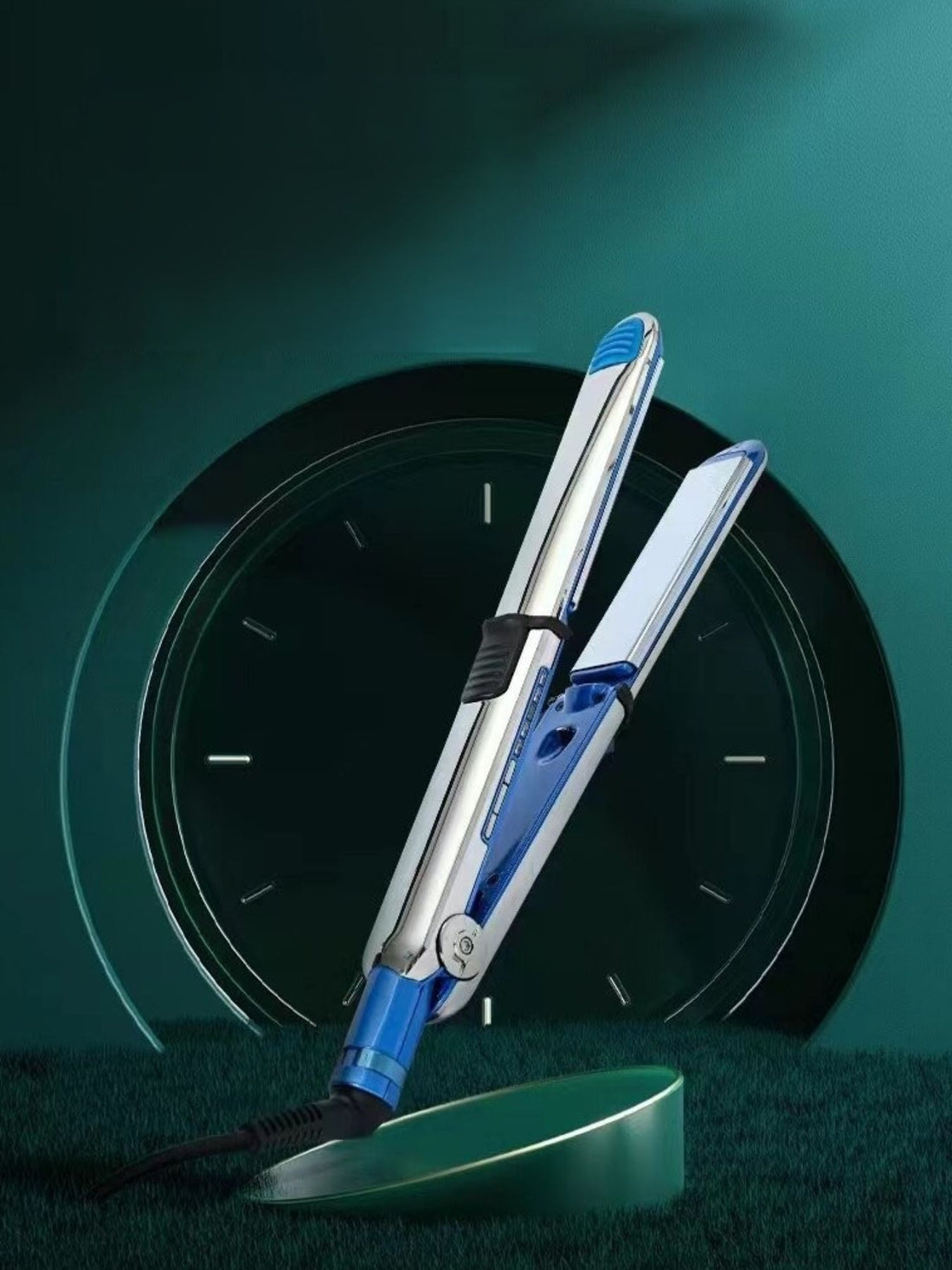 InstantHeat Pro Hair Straightener: Sleek, Frizz-Free Perfection - cas7m