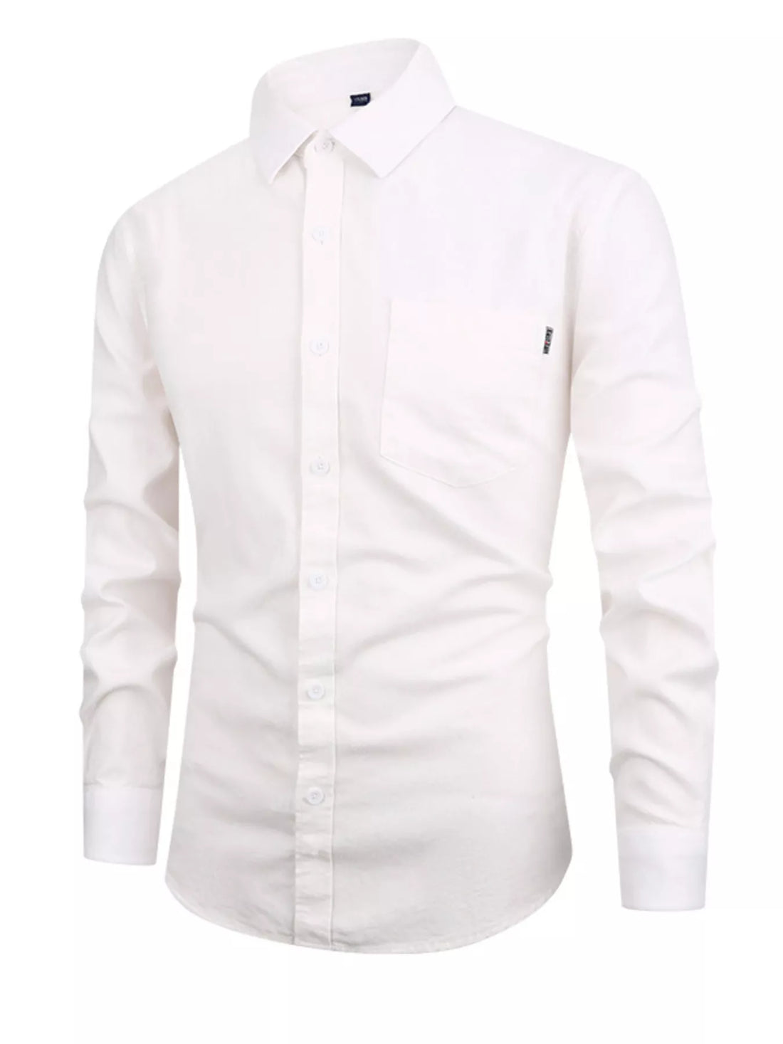 Men's Plus Size Classic Fit Long Sleeve Shirt - cas7m