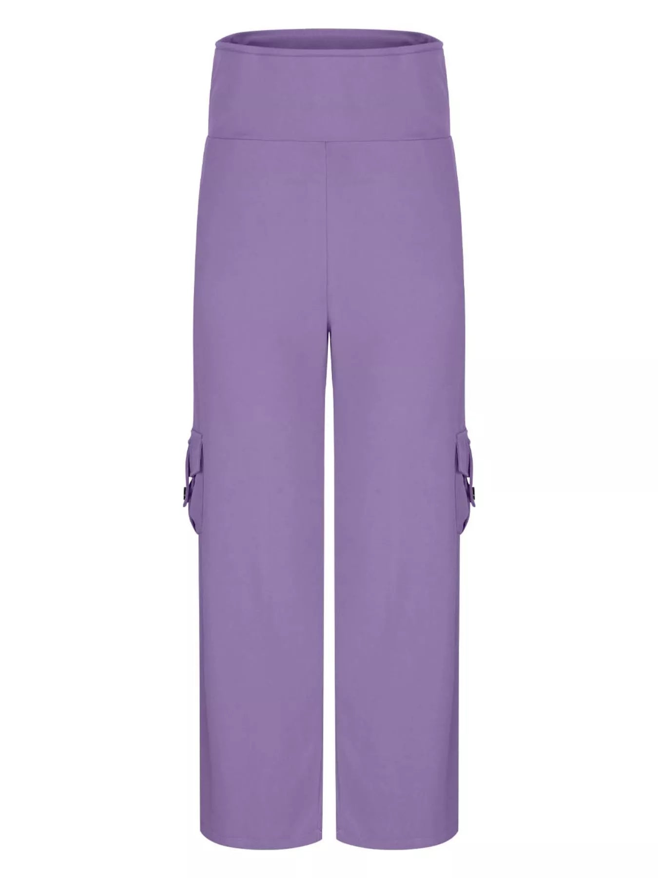 High-Waisted Yoga Pants with Pockets - cas7m