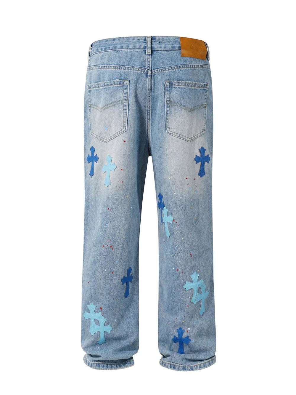 Men's Cross Wide Straight Jeans - cas7m