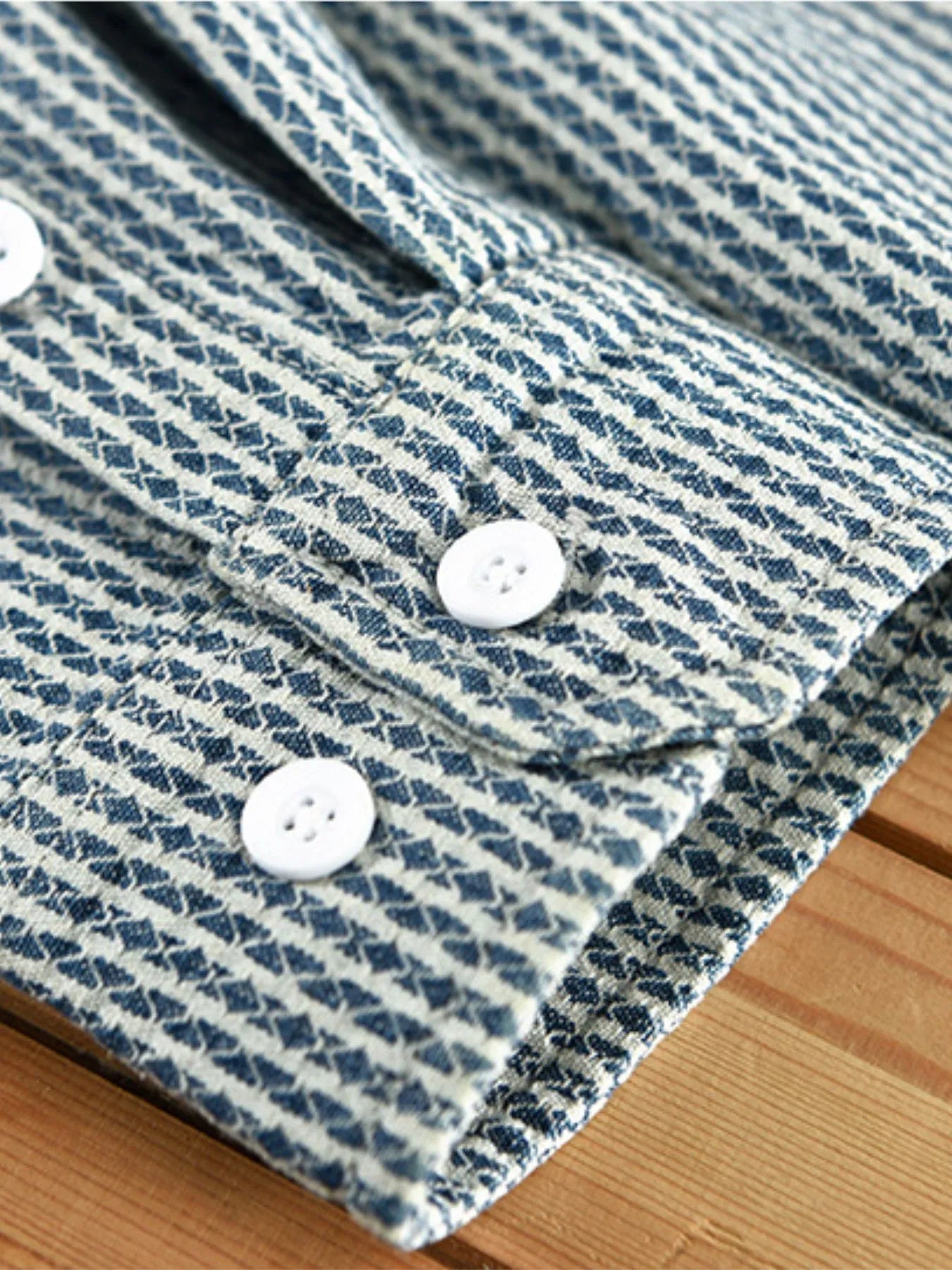 Men's Plus Size Button Up Long Sleeve Shirt - cas7m