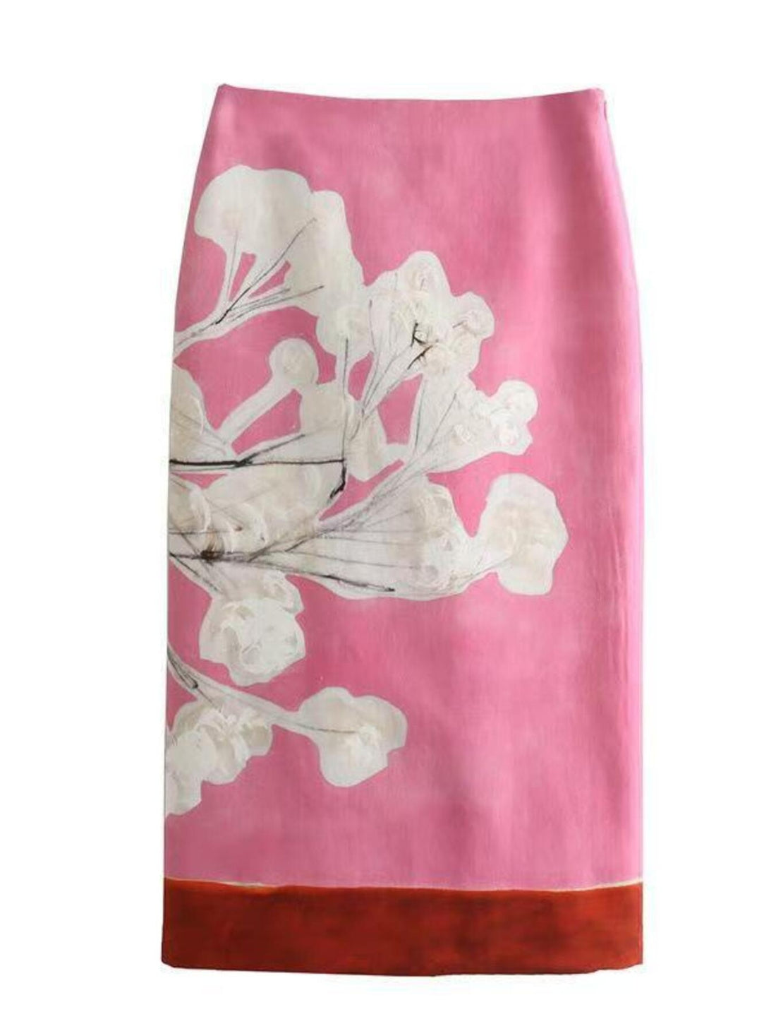 Floral Print Skirt - cas7m