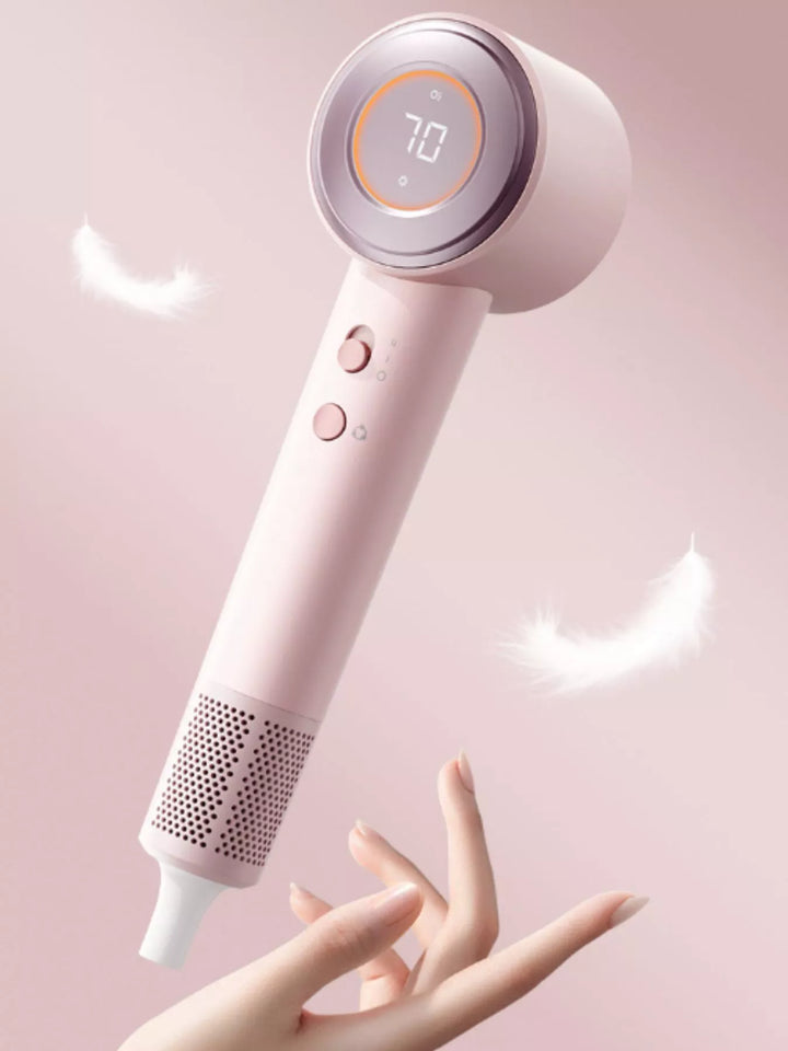 TurboIon Pro: Compact High-Speed Hair Dryer with Temperature Control - cas7m