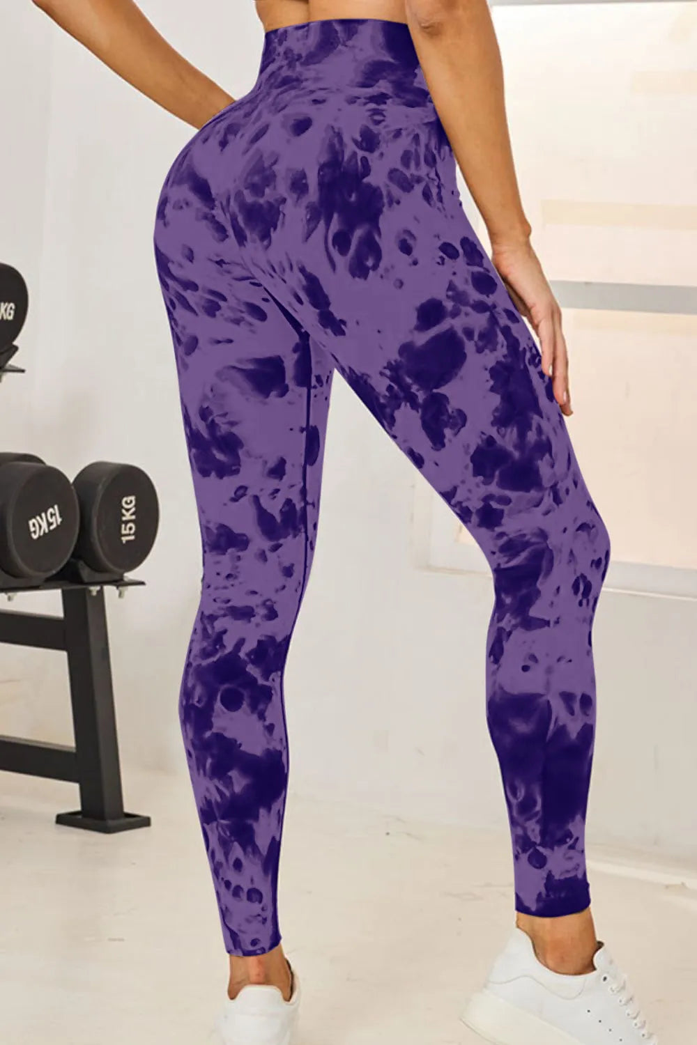 Basic Stretch Nylon-Spandex Leggings - Comfort Fit - cas7m