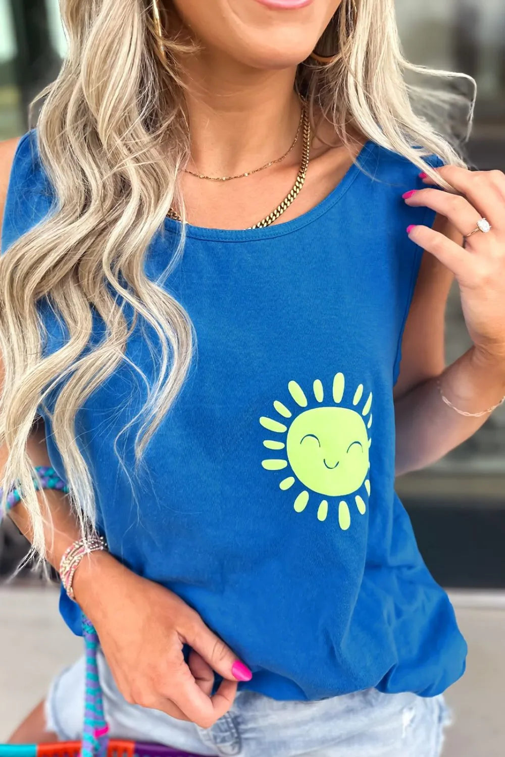 Round Neck Tank Top - cas7m